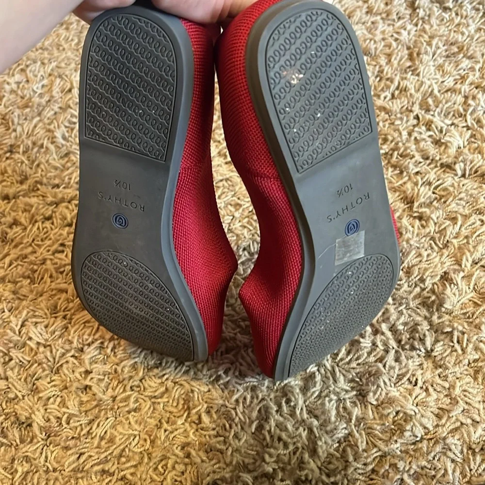 Red Round Toe Rothy’s - Picture 3 of 4
